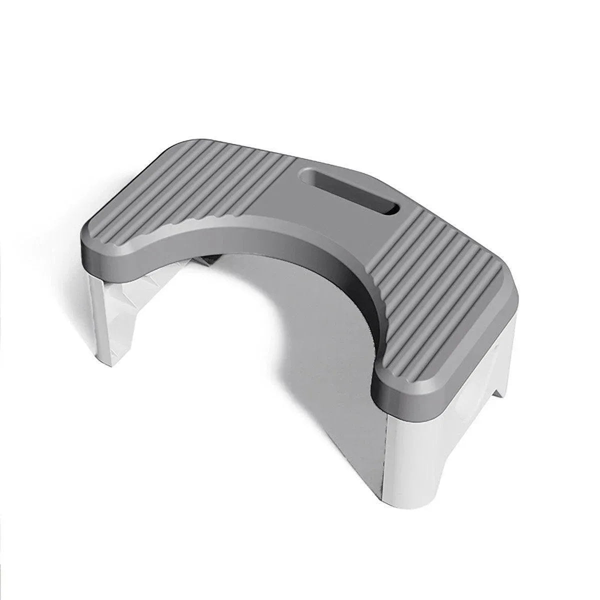 Bathroom Toilet Footstool - Grey